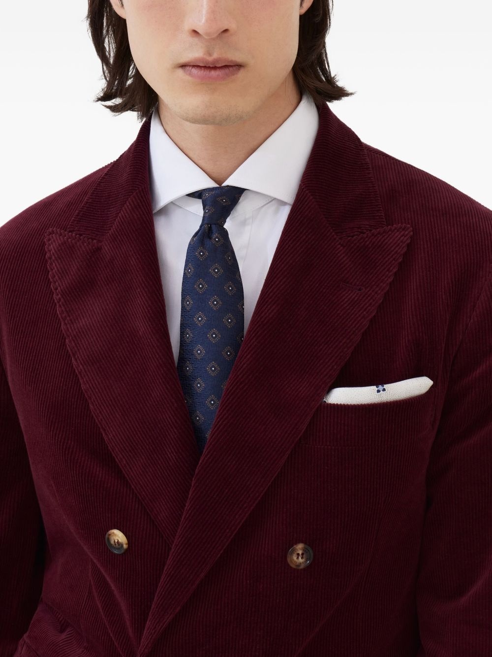 patterned-jacquard tie - 3
