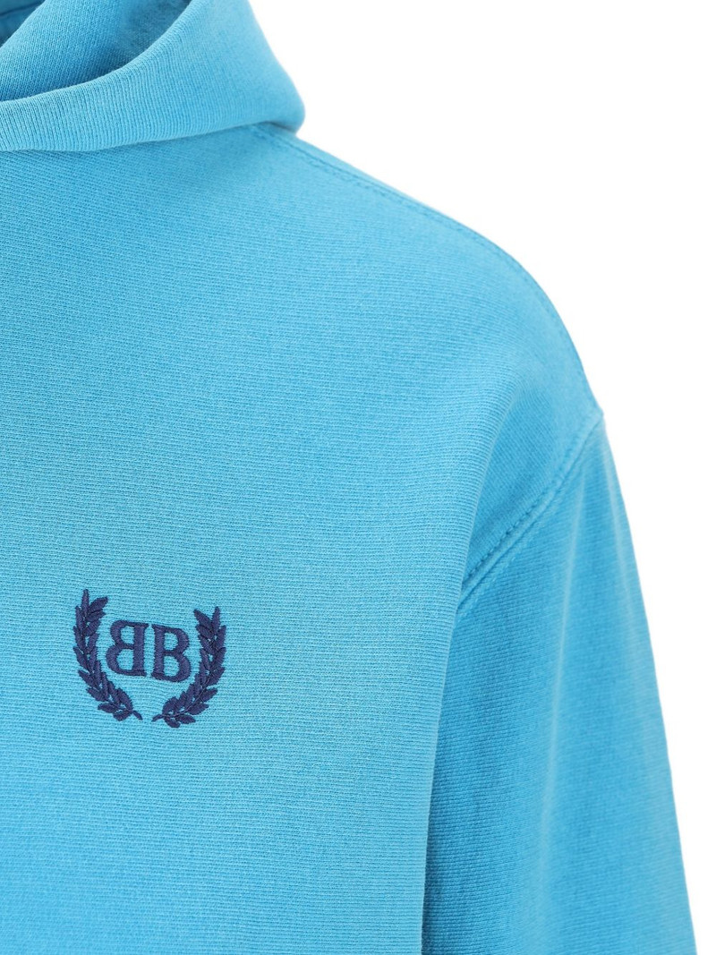 hooded zip-fastening sweatshirt 4