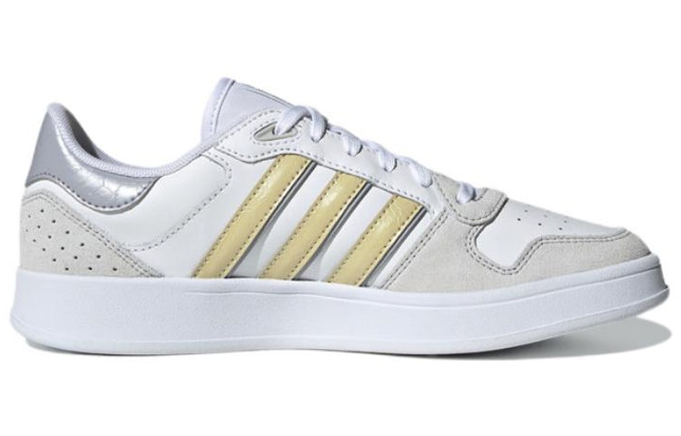 (WMNS) adidas Neo Breaknet Plus 'White Gray Yellow' GX8206 - 2