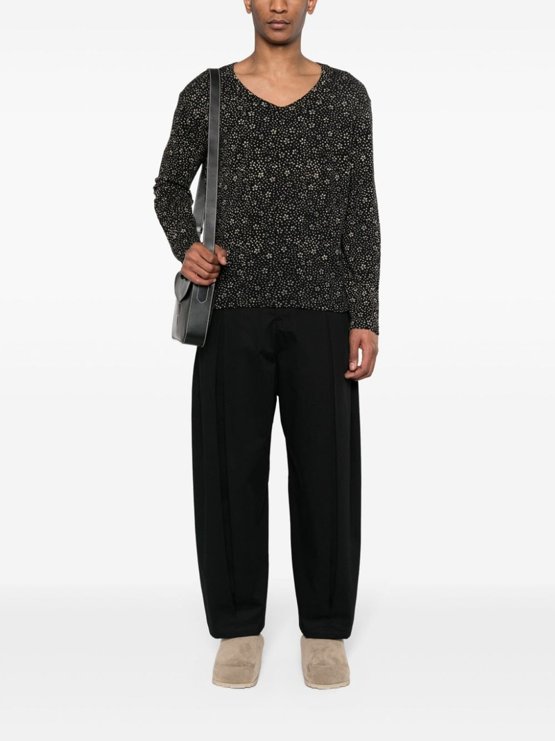 Yohji Yamamoto abstract-print T-shirt outlook