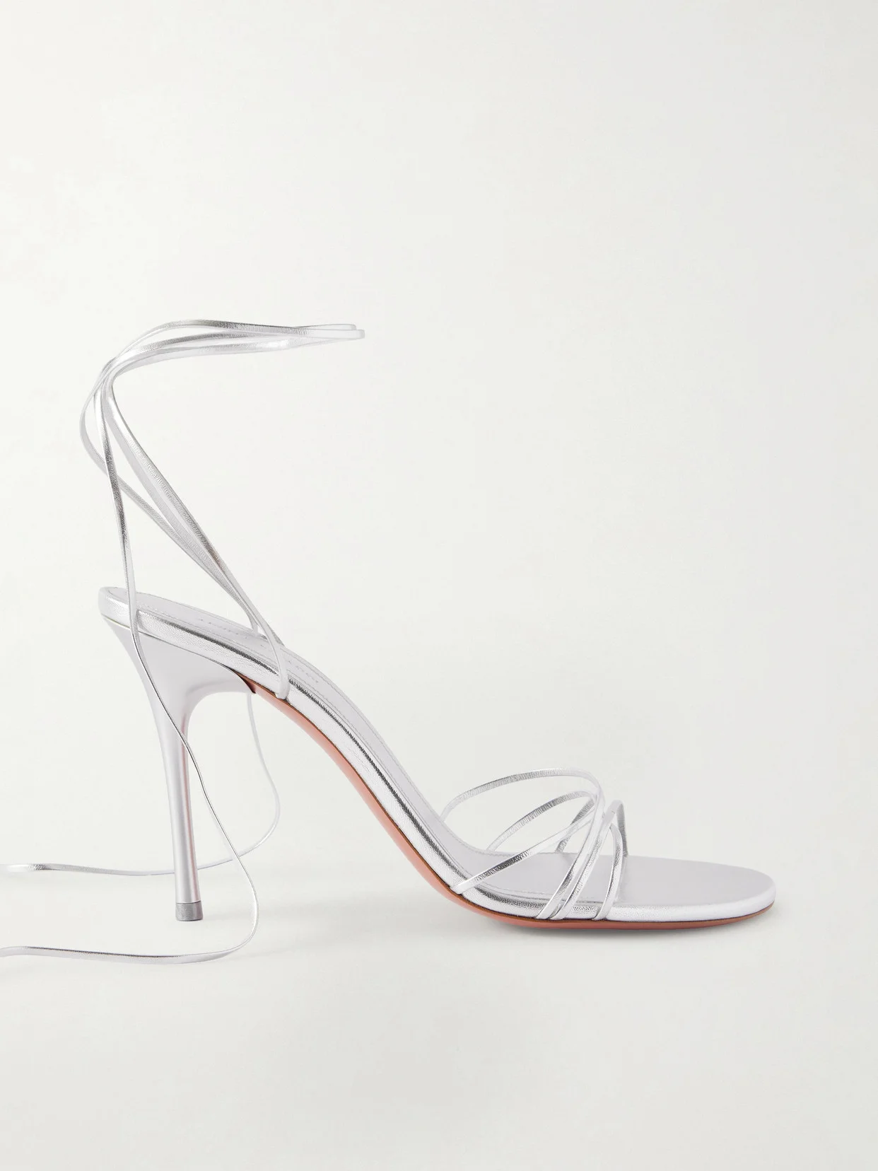Lori Metallic Leather Sandals - 1