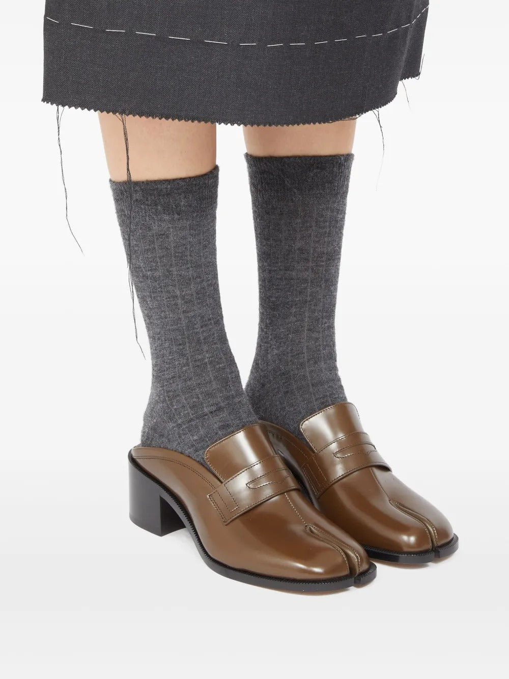 MAISON MARGIELA - Women H55 Tabi City Loafer Mule - 6