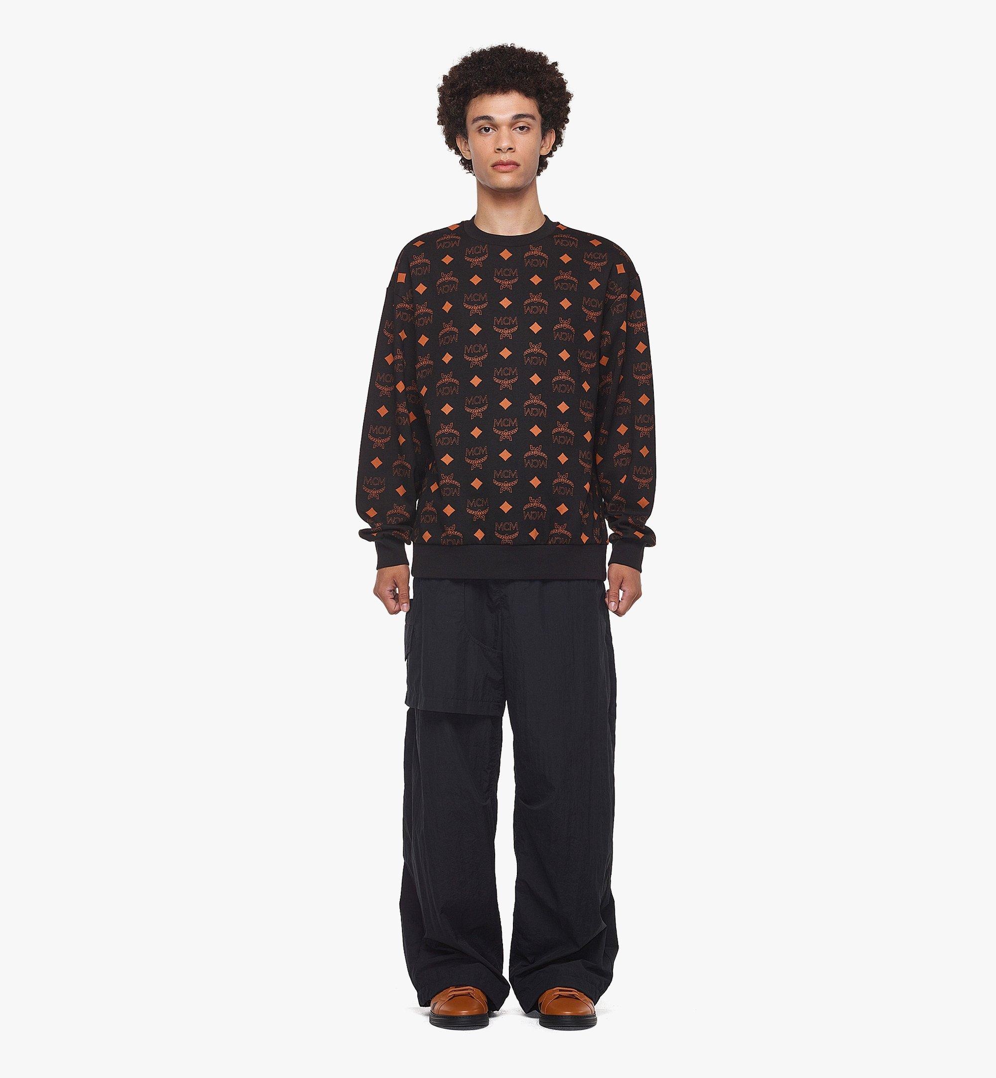 Maxi Monogram Print Sweatshirt in Organic Cotton - 2