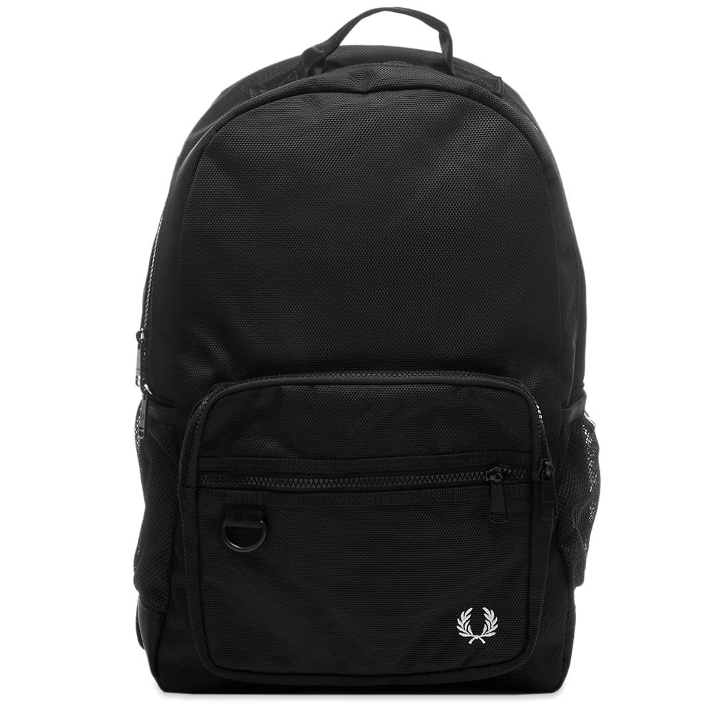 Fred Perry Authentic Textured Polyester Backpack - 1