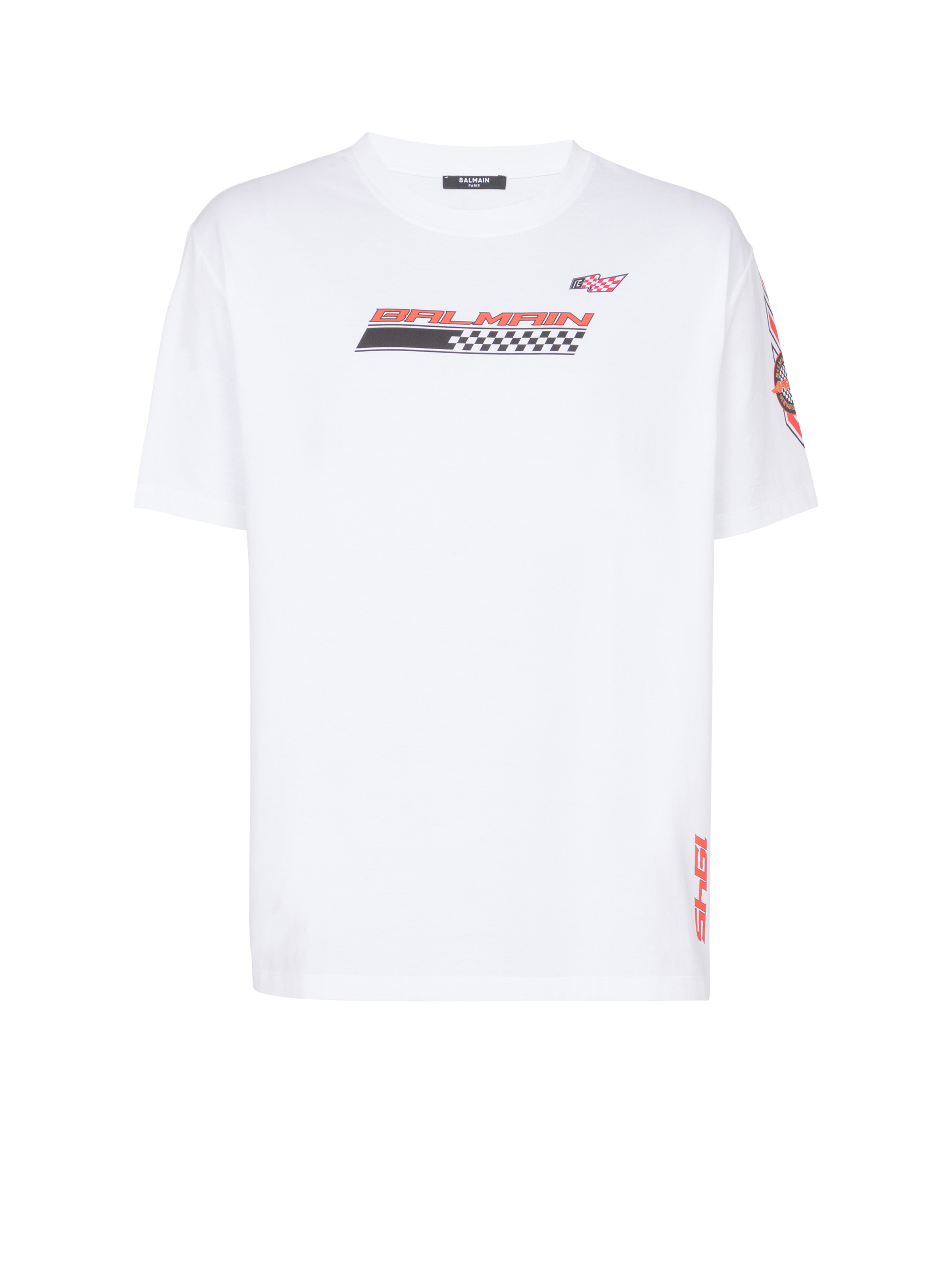 T-shirt with Balmain Racing print - 1