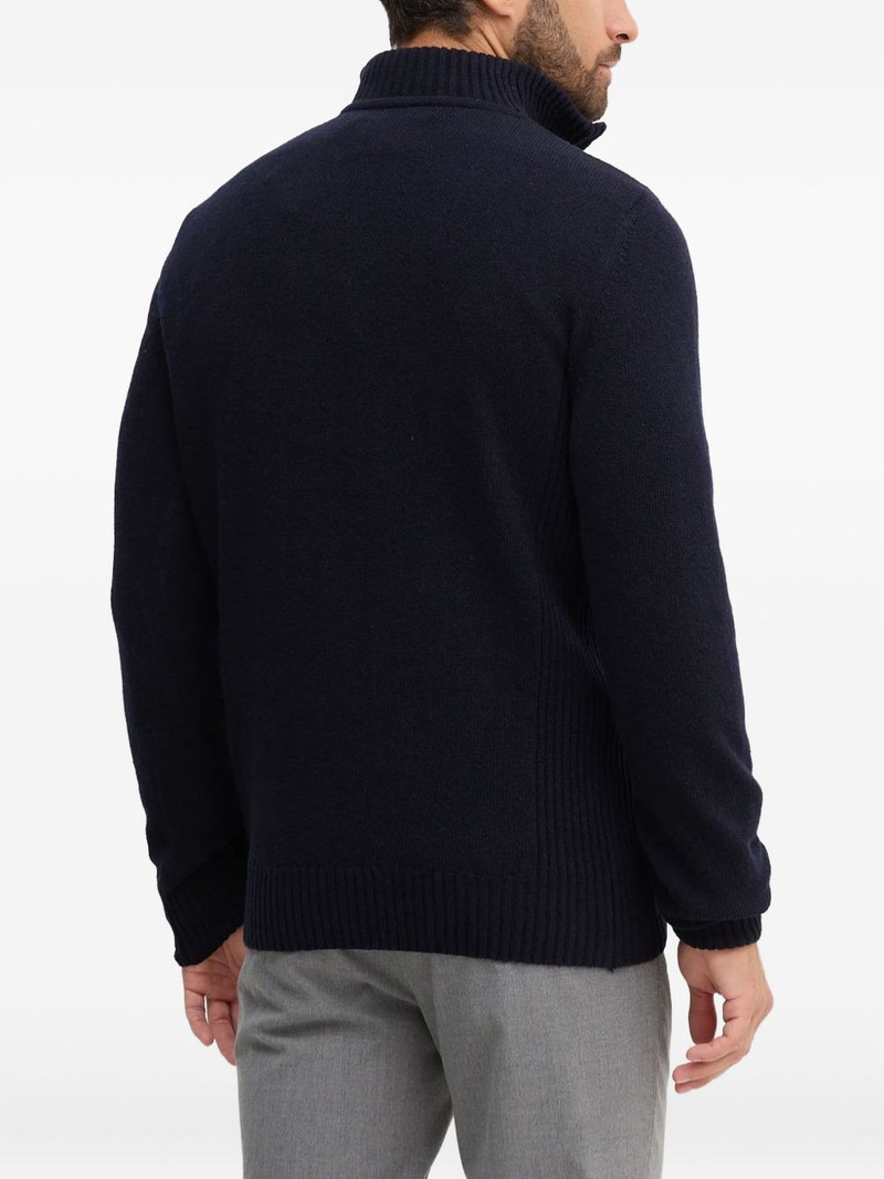 zip collar sweater 3