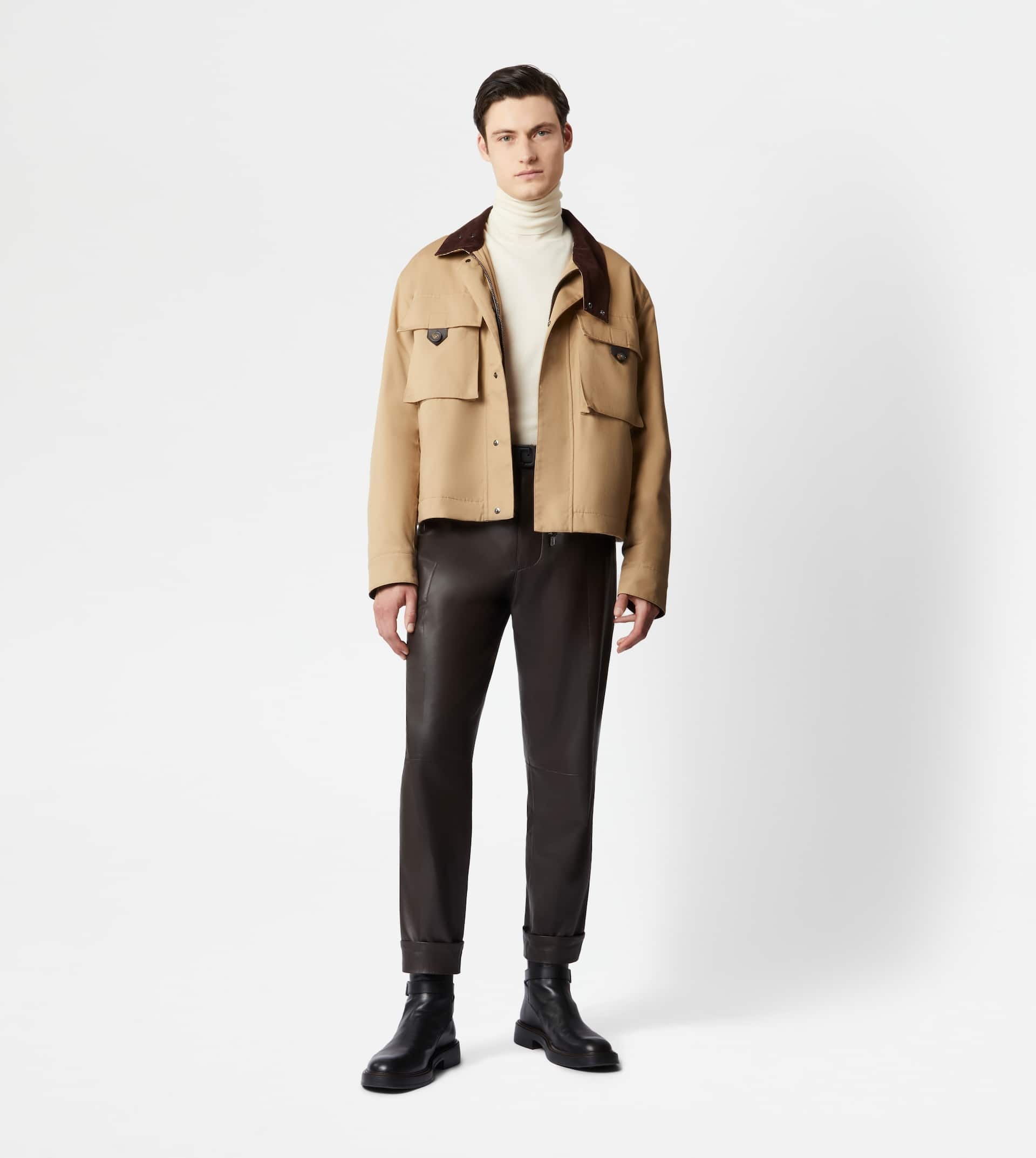 AVIATOR JACKET - BEIGE - 2