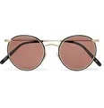 Round-Frame Titanium Sunglasses - 5