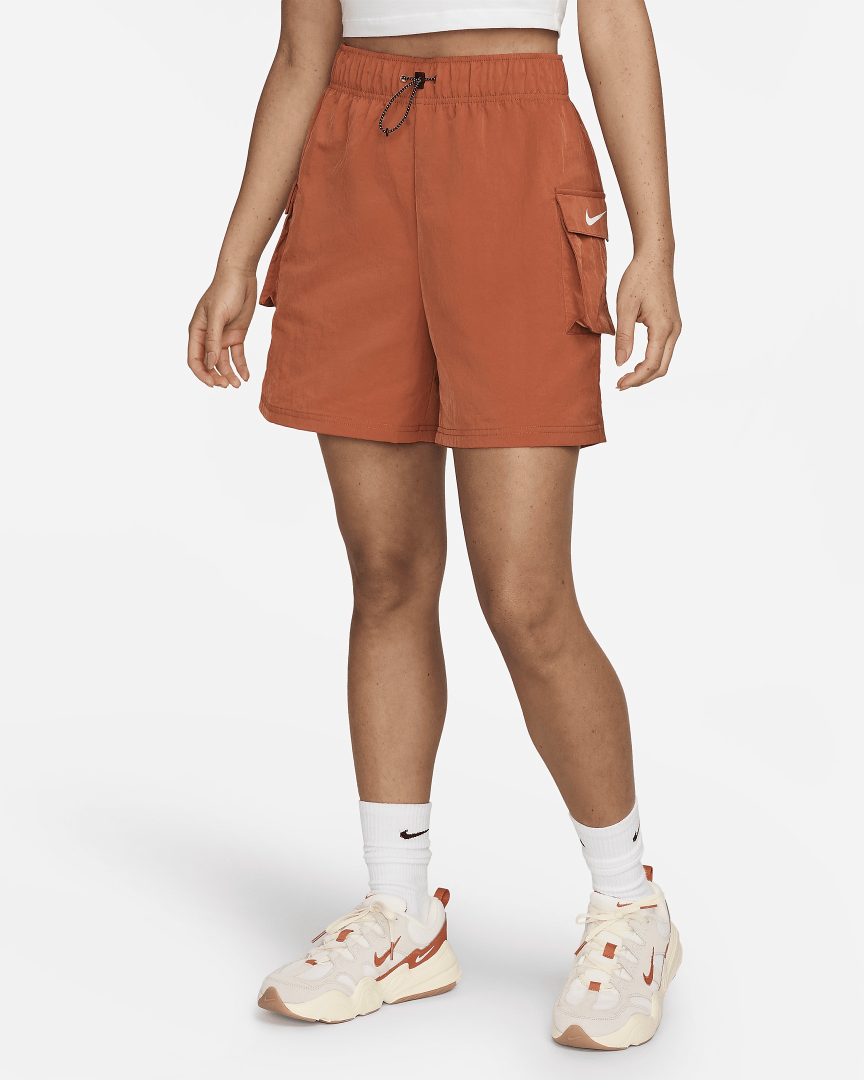 【NIKE】◆NSW◆ESS WOVEN Highrise Shorts◆WMNS◆ Nike Sportswear Essential Women's High-Rise Woven Shorts