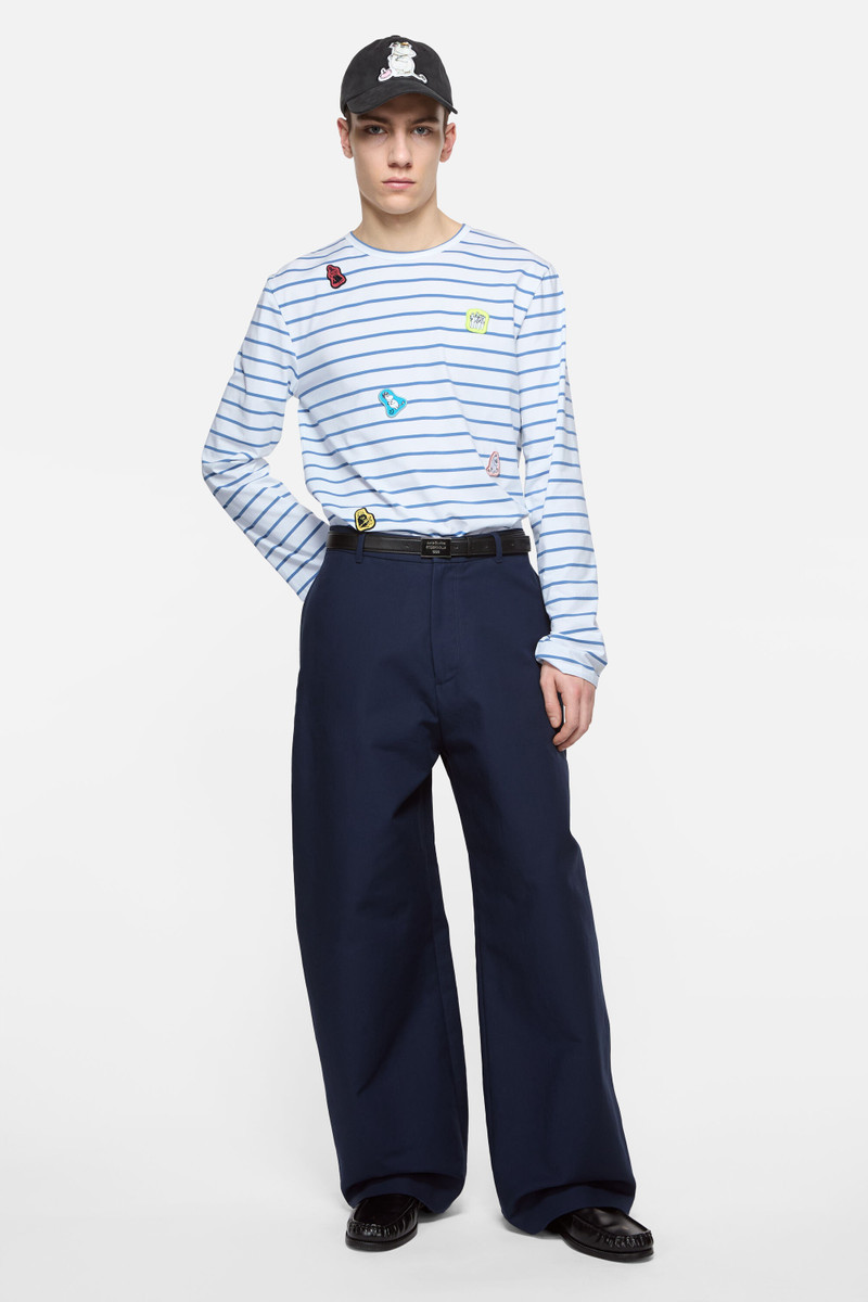 Acne Studios Long sleeve t-shirt - Acne Studios x Moomin - White/blue outlook