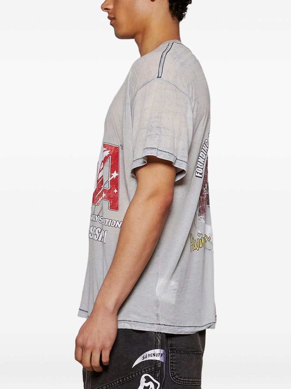 cotton T-shirt - 4