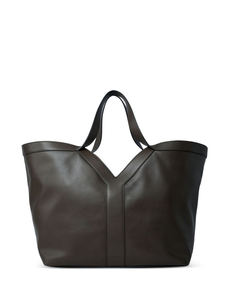 Y leather tote bag 1