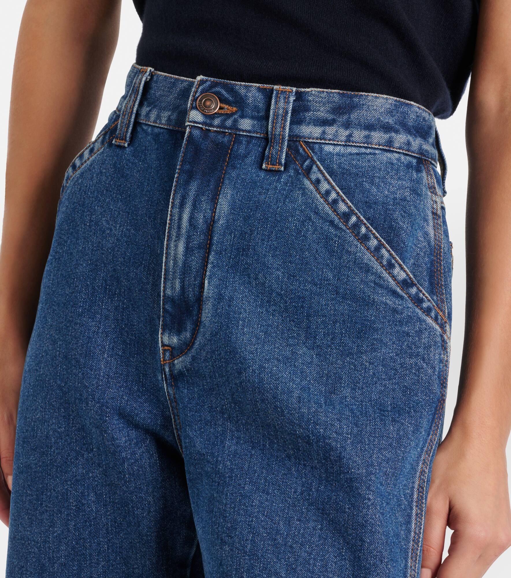 Etienne high-rise straight jeans - 4