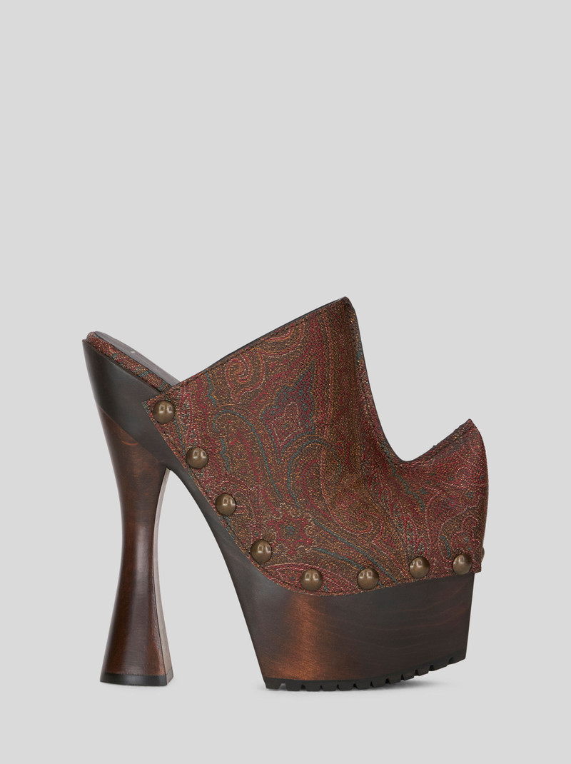 PAISLEY CLOGS 1