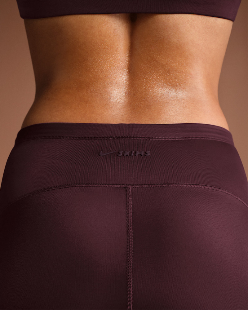 NikeSKIMS Shine Women's Mid-Rise 2" Boyshorts with Drawcord 6