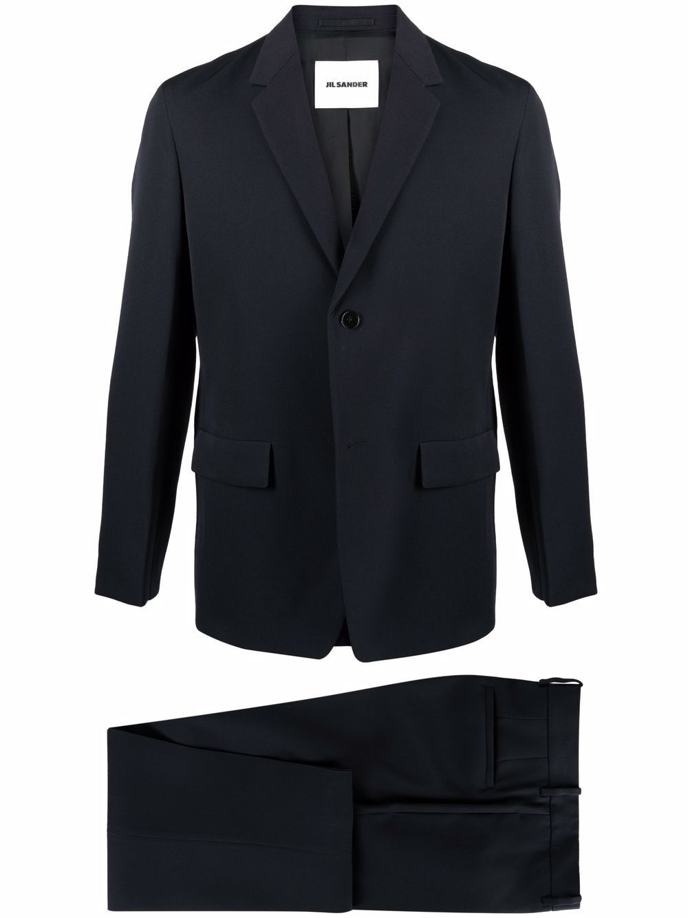 two-piece wool suit - 1