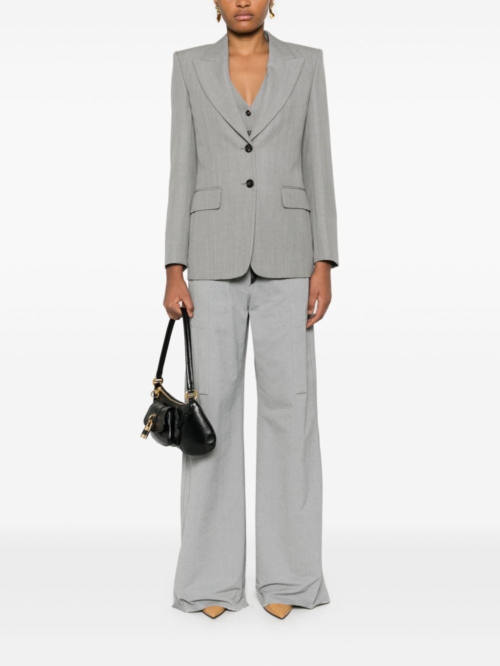 tailored wool blazer - 2