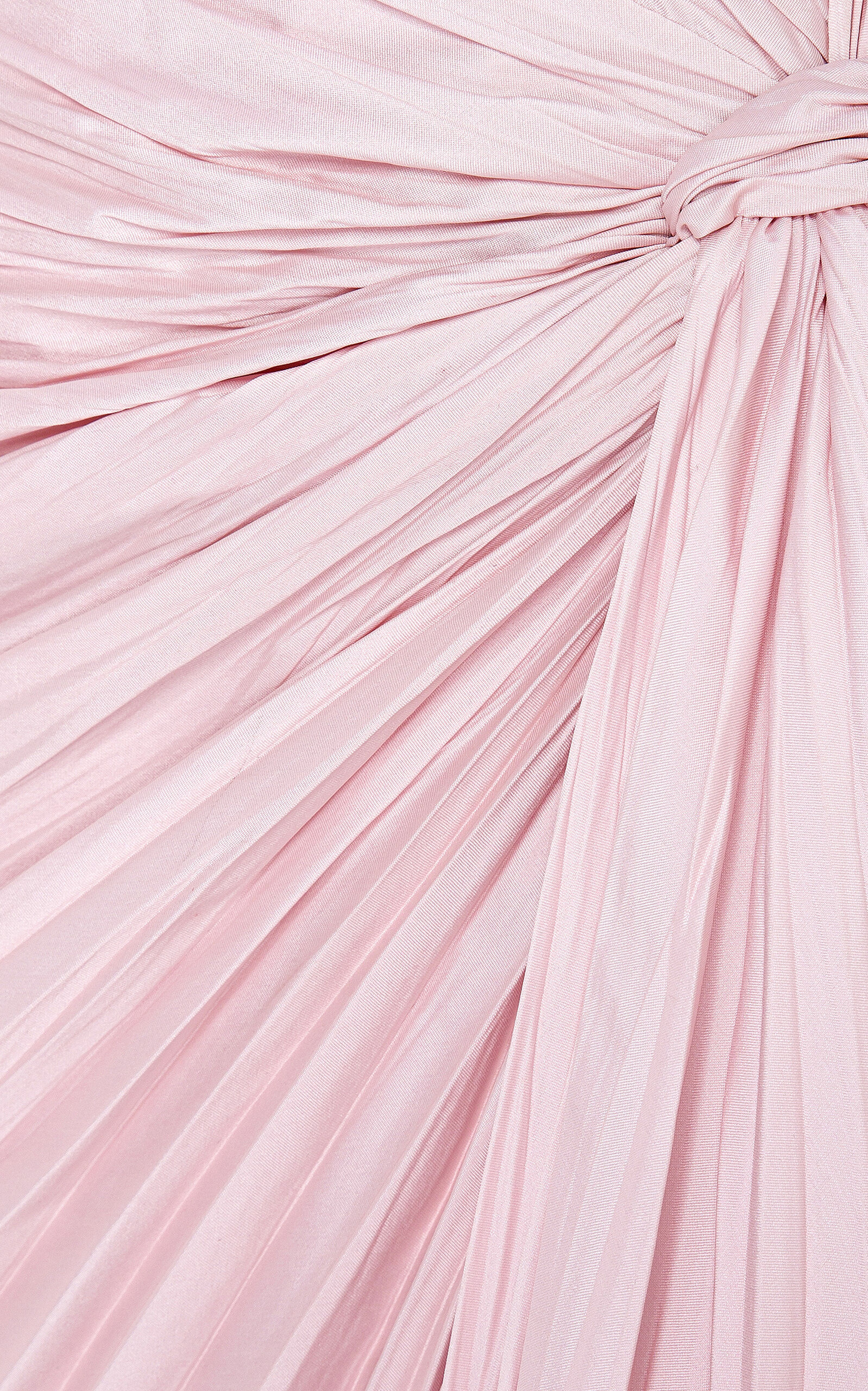 Hand-Pleated Silk Gown pink - 6