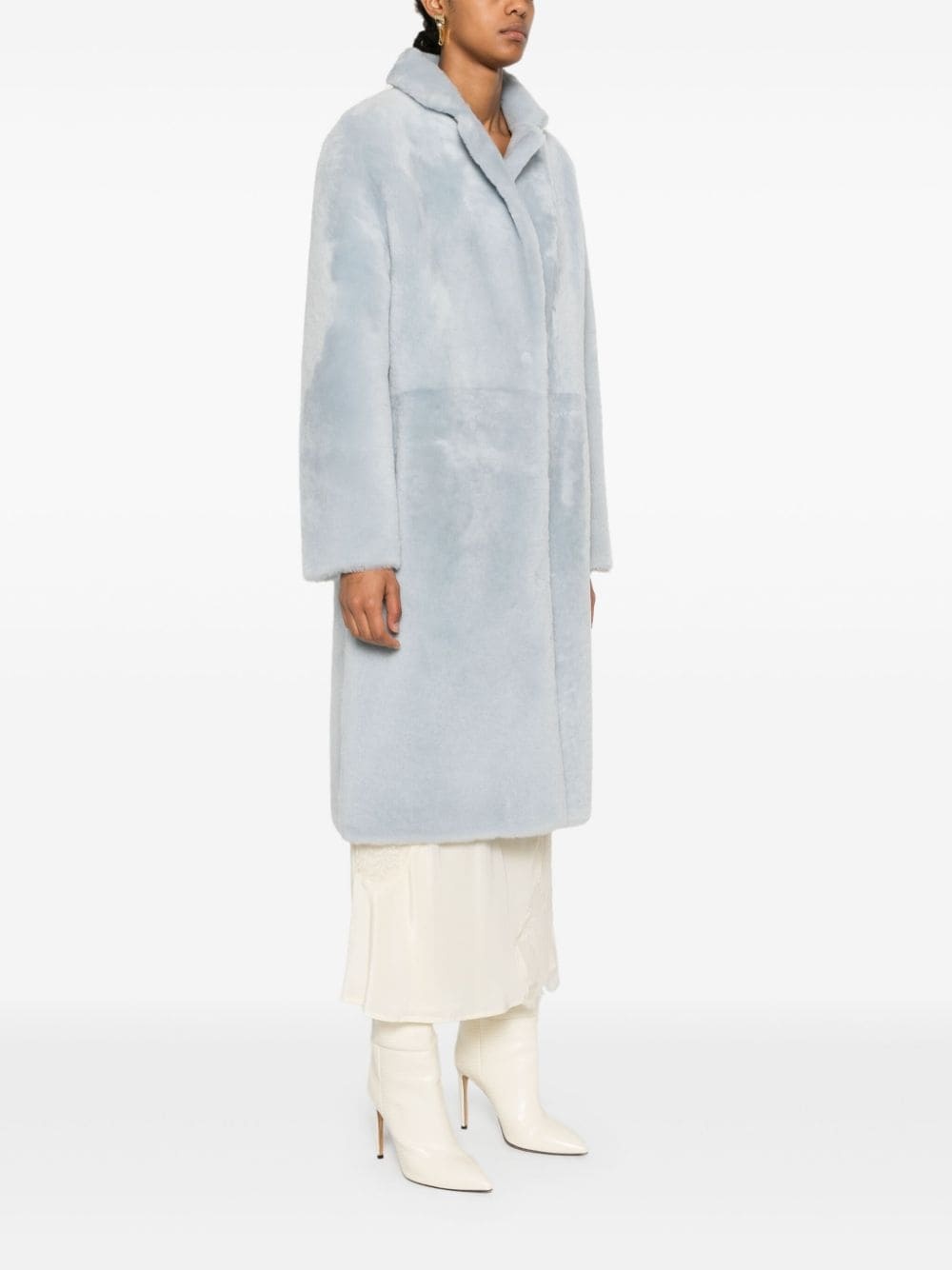 shearling reversible coat - 3