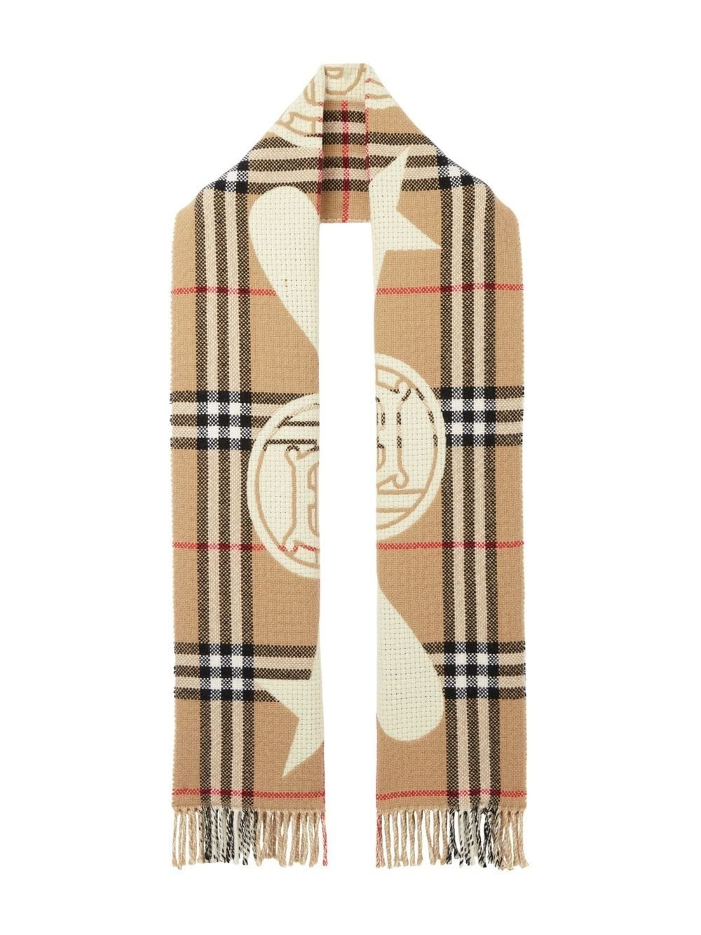 Montage Check wool-cashmere scarf - 2