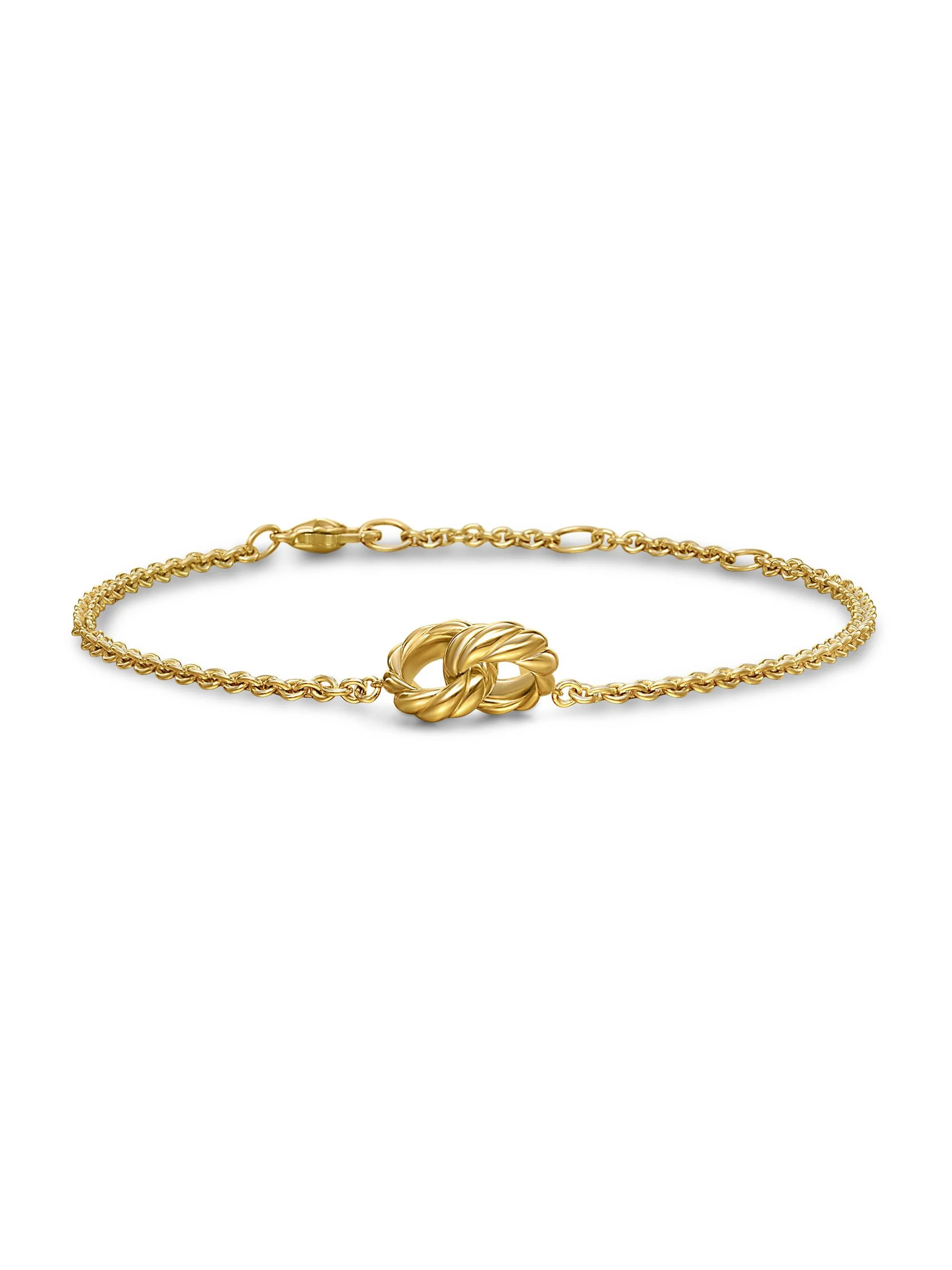 Women's Sculpted Cable Chain Bracelet in 18K Yellow Gold, 8MM - Gold - 1