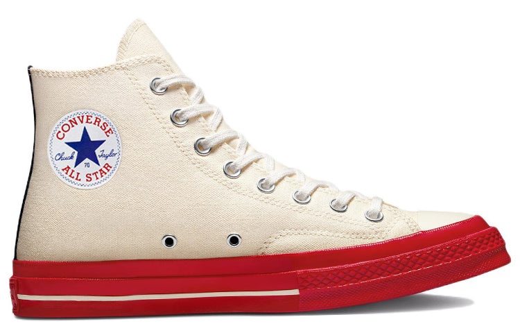 Converse x COMME des GARCONS PLAY Chuck 70 High 'Pristine Red' A01794C - 3