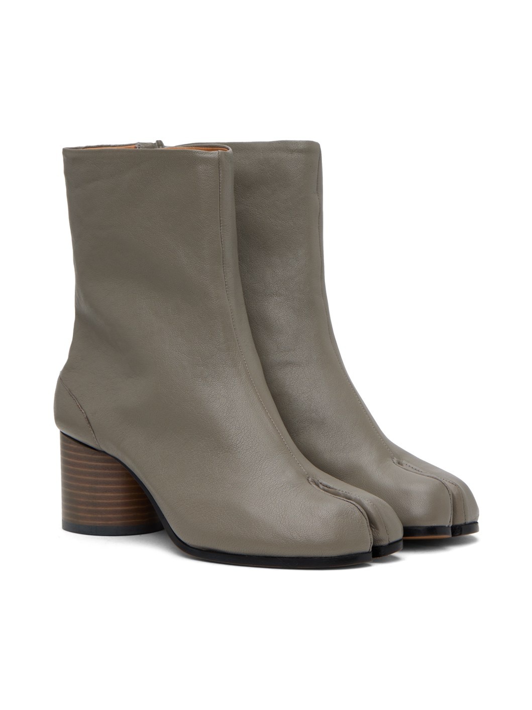 Gray Tabi Ankle Boots - 4