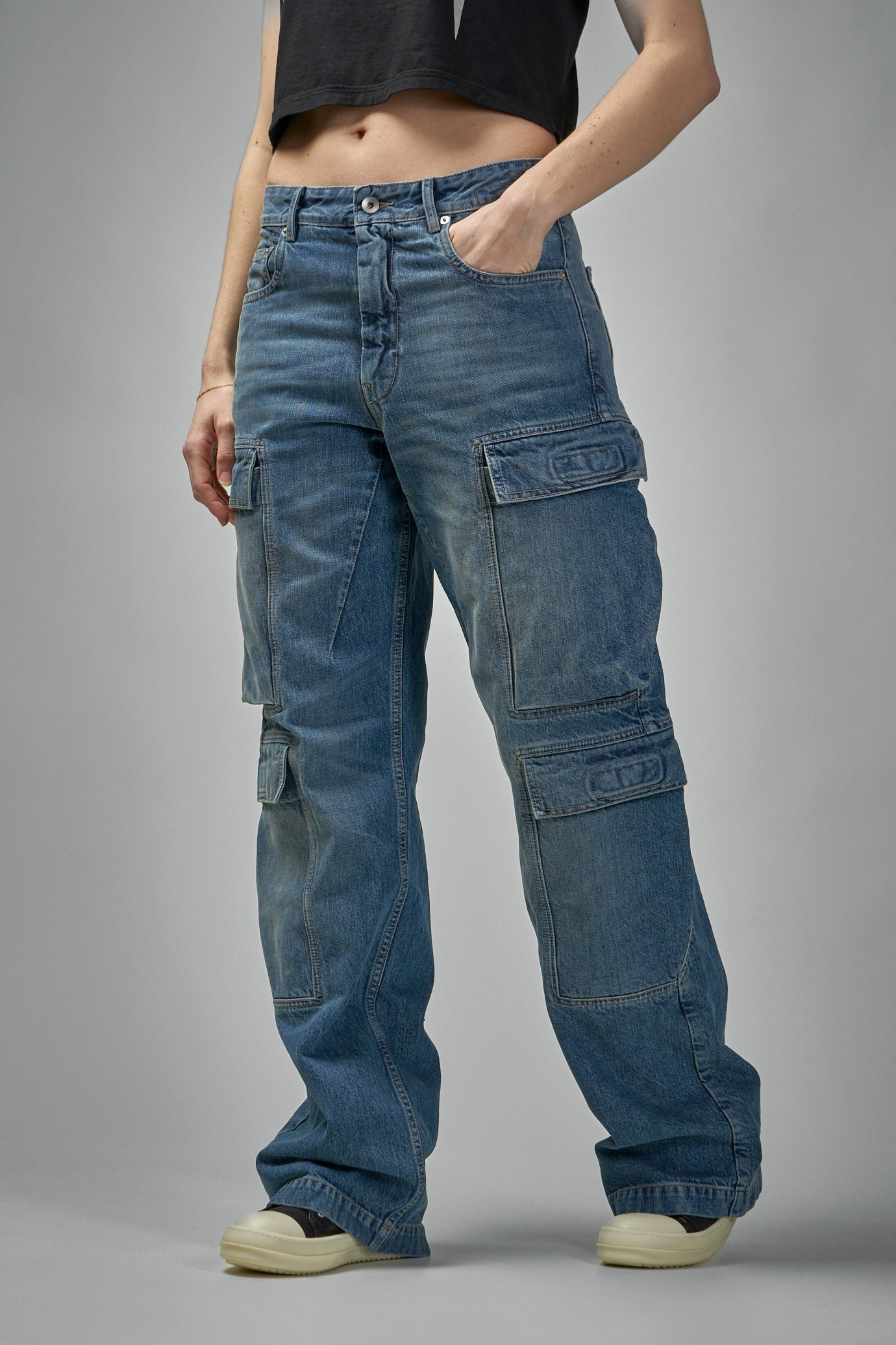 Double Cargo Jeans - 4