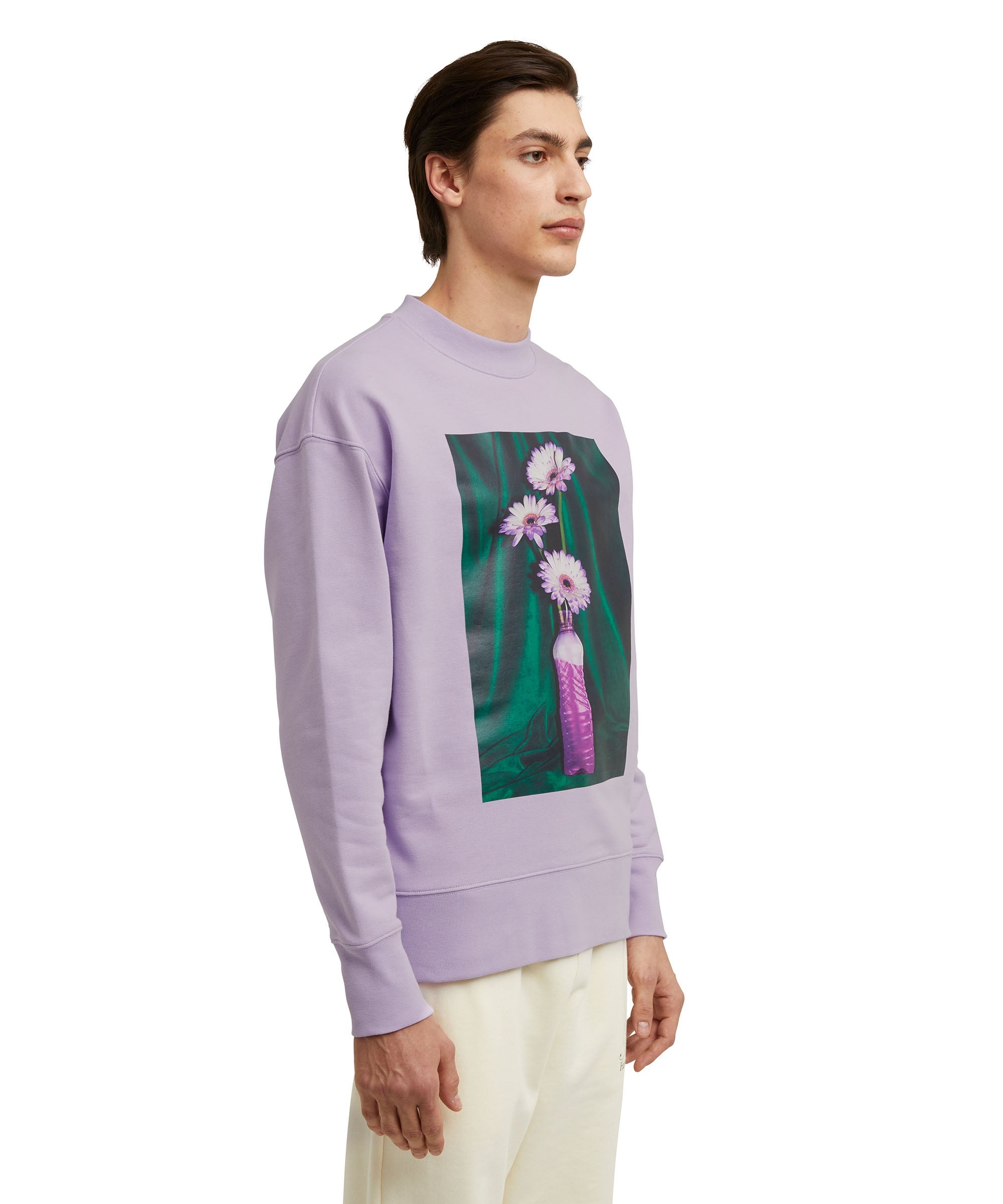 Organic cotton crewneck t-shirt from the MSGM Fantastic Green Capsule - 4