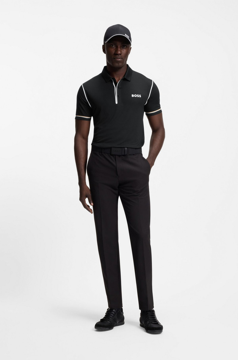 BOSS ACTIVE PADDY GOLF POLO SHIRT IN RIPSTOP FABRIC outlook