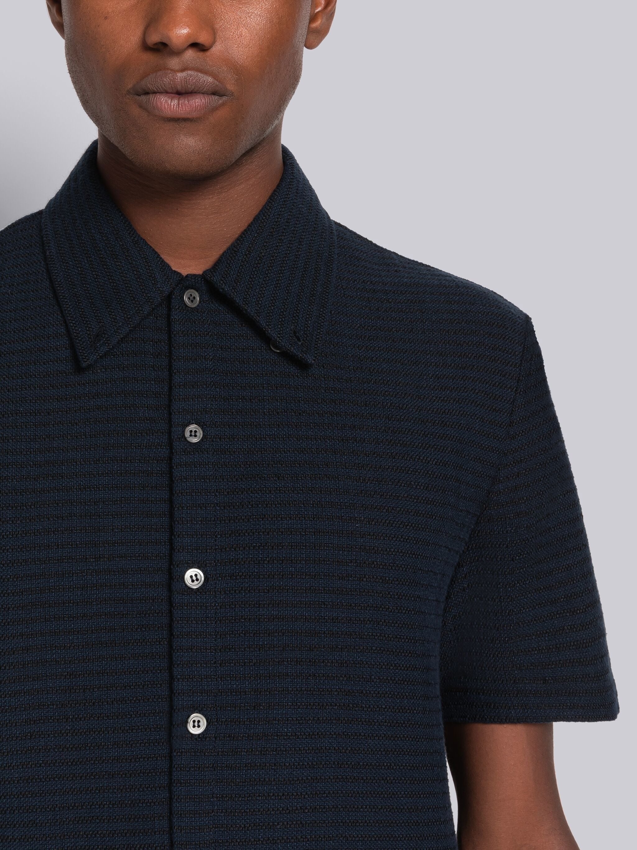 University Stripe Short Sleeve Shirt - 5