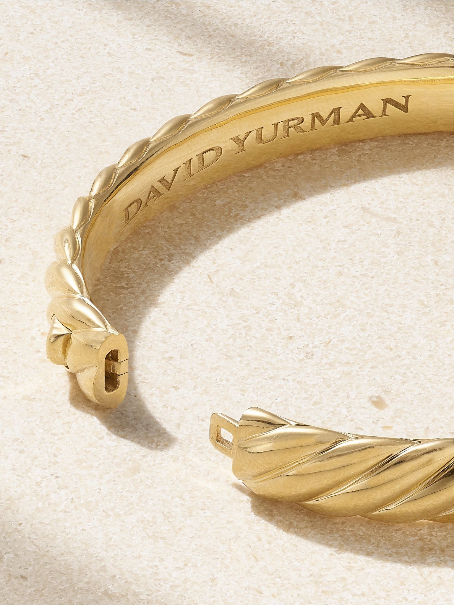 Sculpted Cable 18-karat gold bracelet Gold - 3