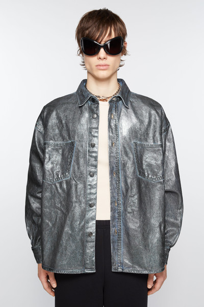 Acne Studios Denim shirt - Relaxed fit - Silver/blue outlook
