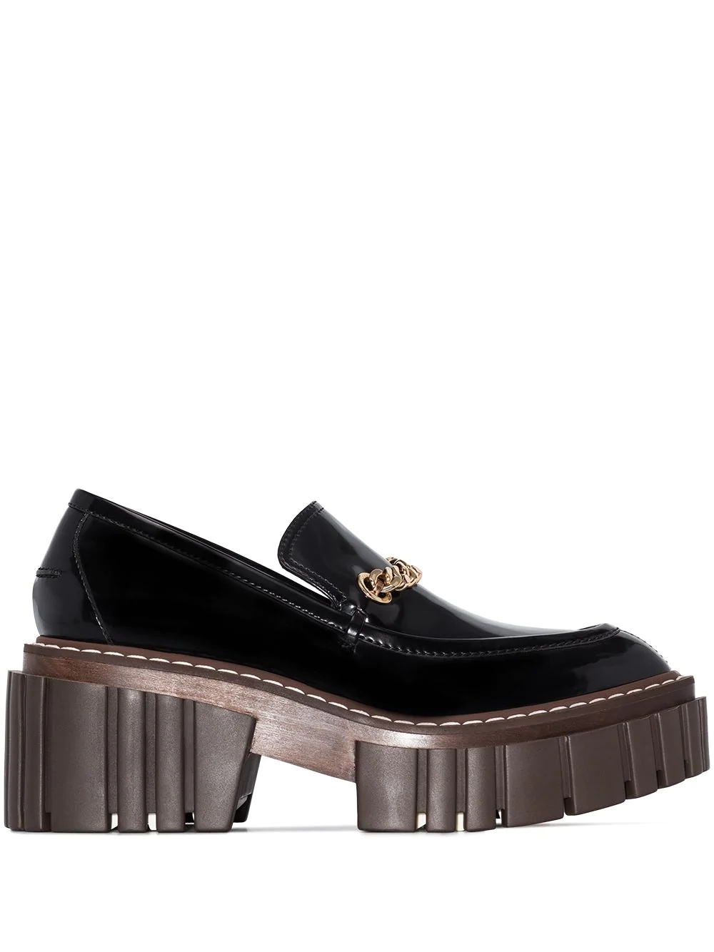 chunky 40mm slip-on loafers - 1