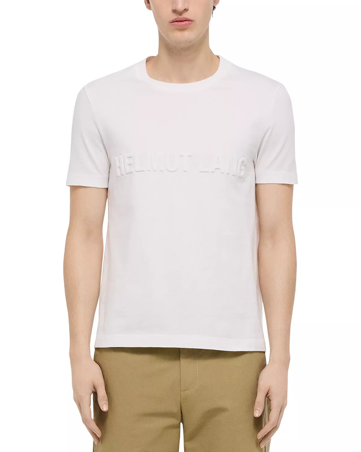 Short Sleeve Embossed Logo Tee - 1