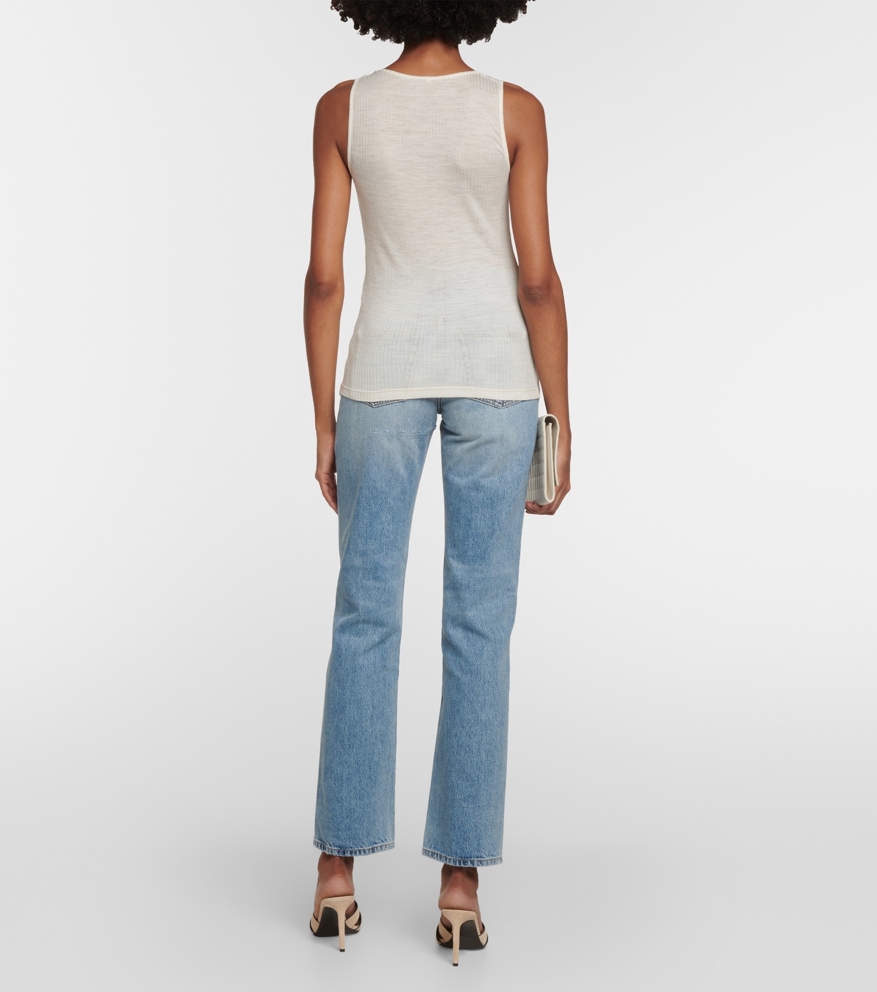 Knitted wool tank top - 3
