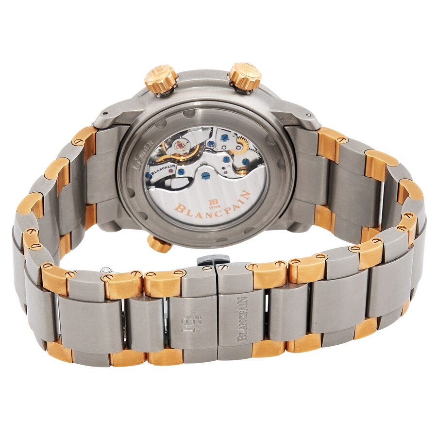 Blancpain Leman Reveil GMT Alarm GMT Automatic Black Dial Men's Watch 2041-12A3-098 - 3