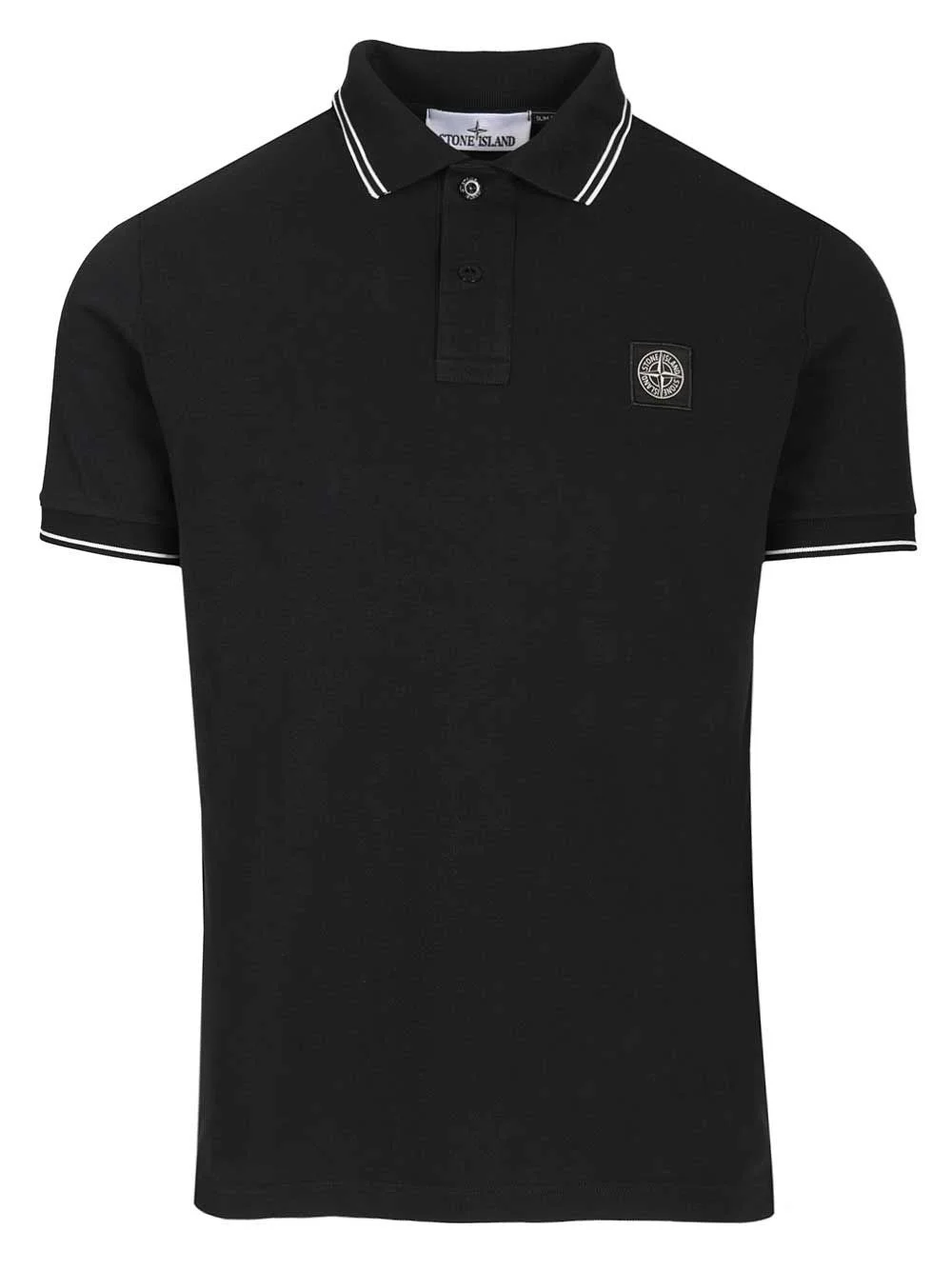 Stone Island Men Organic Cotton Polo Shirt - 1