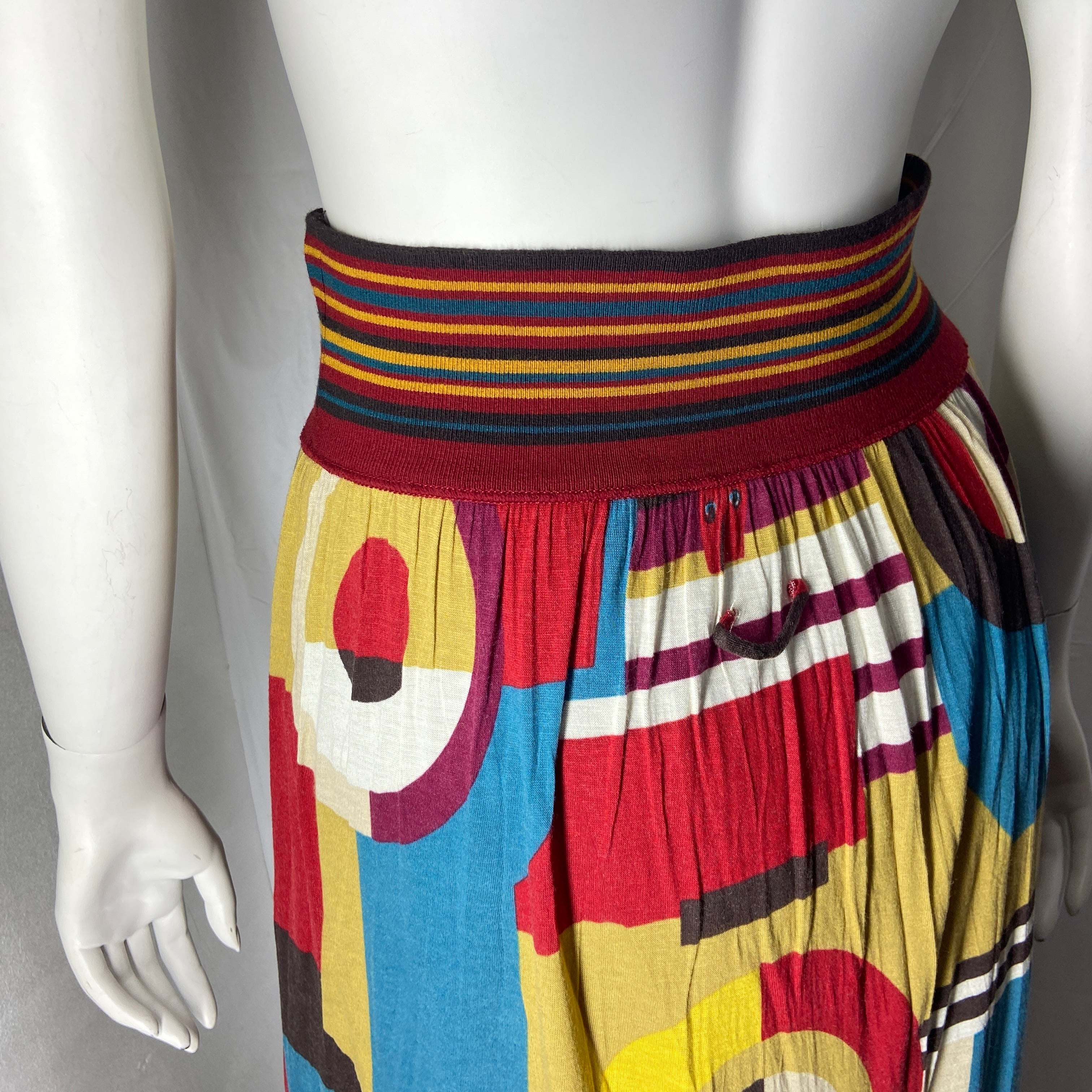 Jean paul gaultier Richard Lindner trompe l’oeil layering mesh dress M - 6
