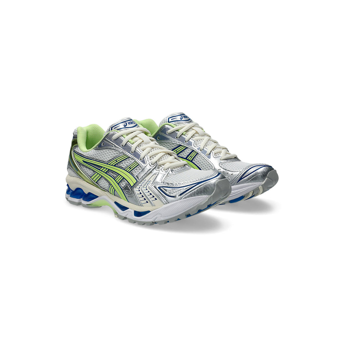 GEL-KAYANO 14 SNEAKERS (WHITE/LIME GREEN) - 4