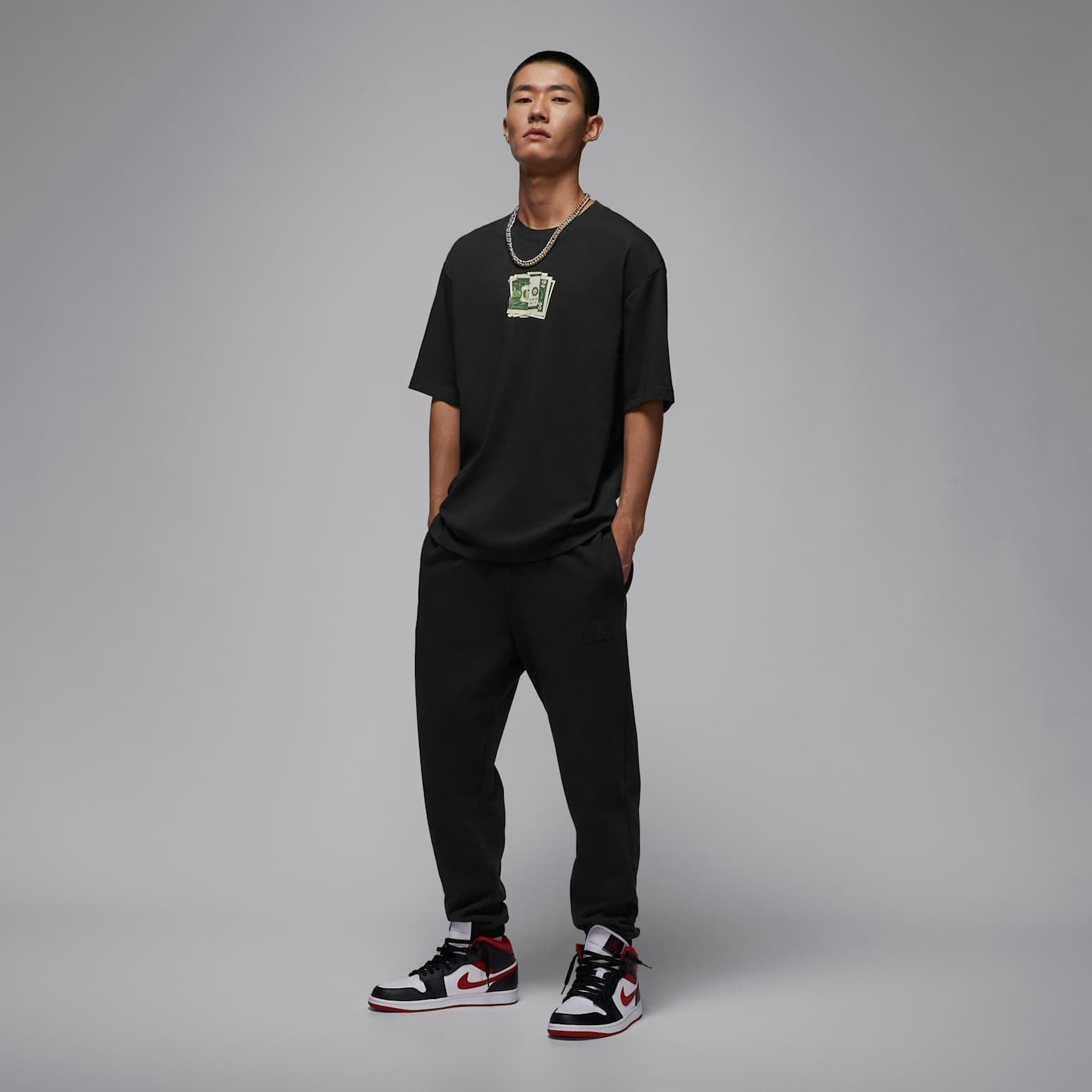 Air Jordan AJ3 T-Shirt 'Pure Money - Black' IQ6953-010 - 3