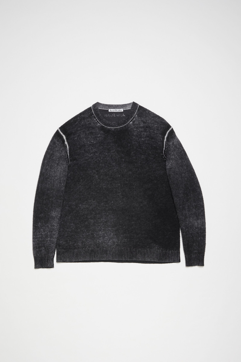 Printed crewneck jumper - Black 5