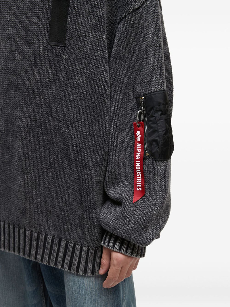 patch-detail pocket-detail sweater 5