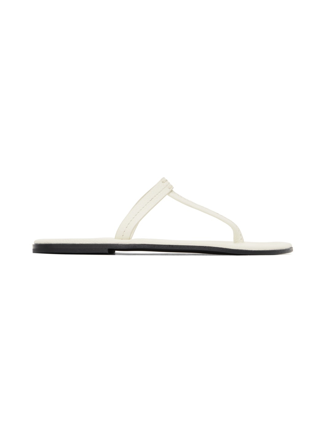 Totême Off-White 'The T-Strap' Sandals, ssense