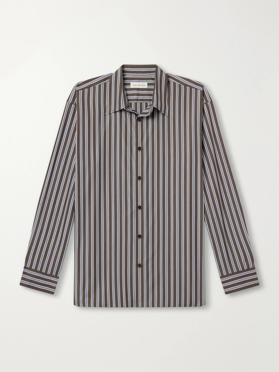 Croom Striped Cotton-Poplin Shirt - 1