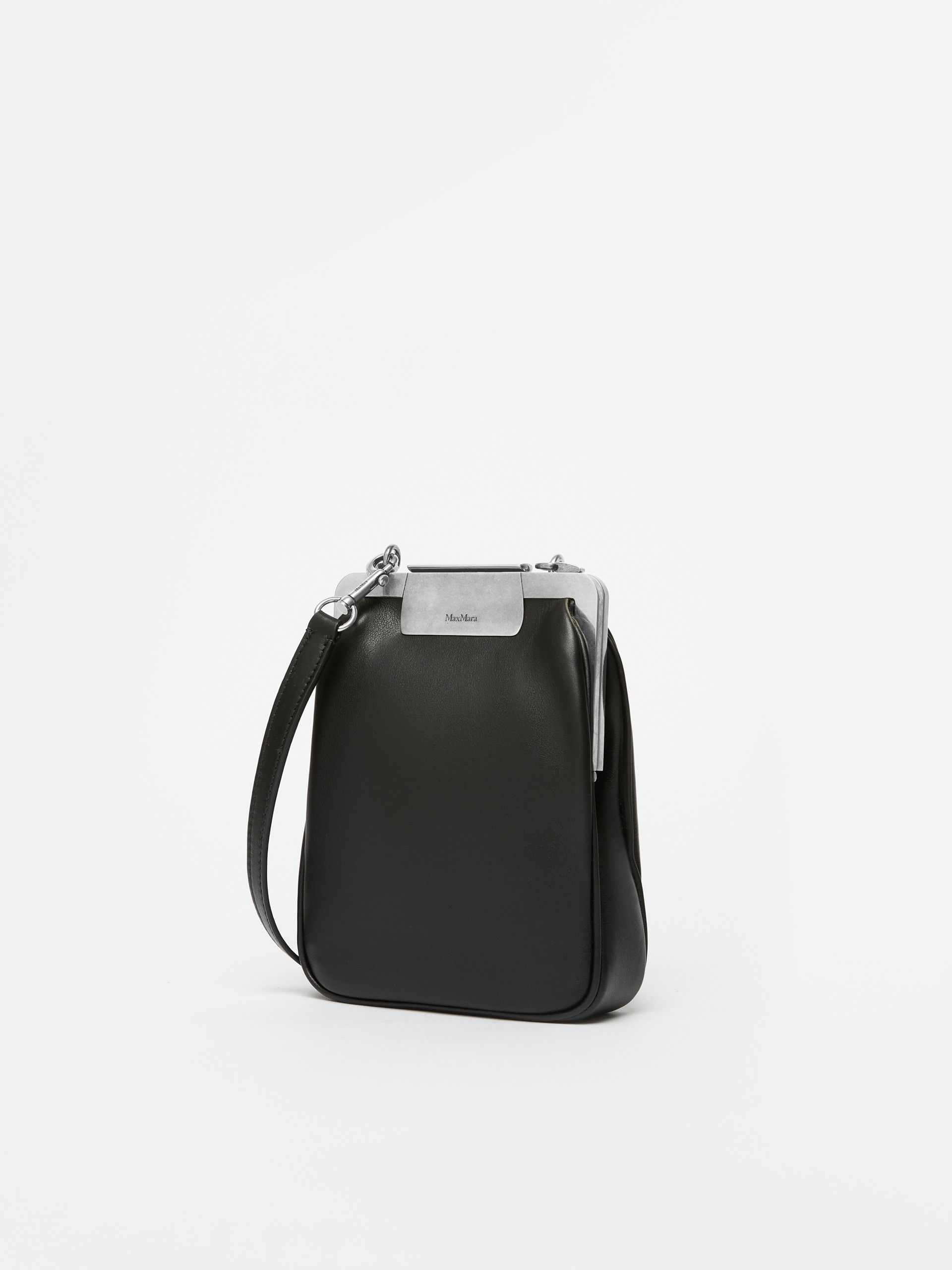 MAXMARACLASPVS Vertical leather shoulder bag, small - 2