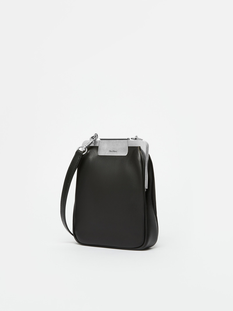 Max Mara MAXMARACLASPVS Vertical leather shoulder bag, small outlook