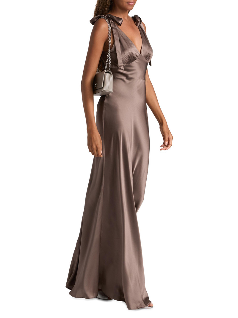 Women's Pernille Silk Tie-Strap Dress - Magnetic 4