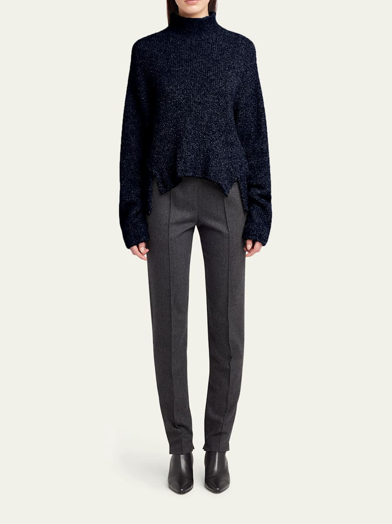 GIORGIO ARMANI Turtleneck Cashmere-Silk Boucle Sweater outlook
