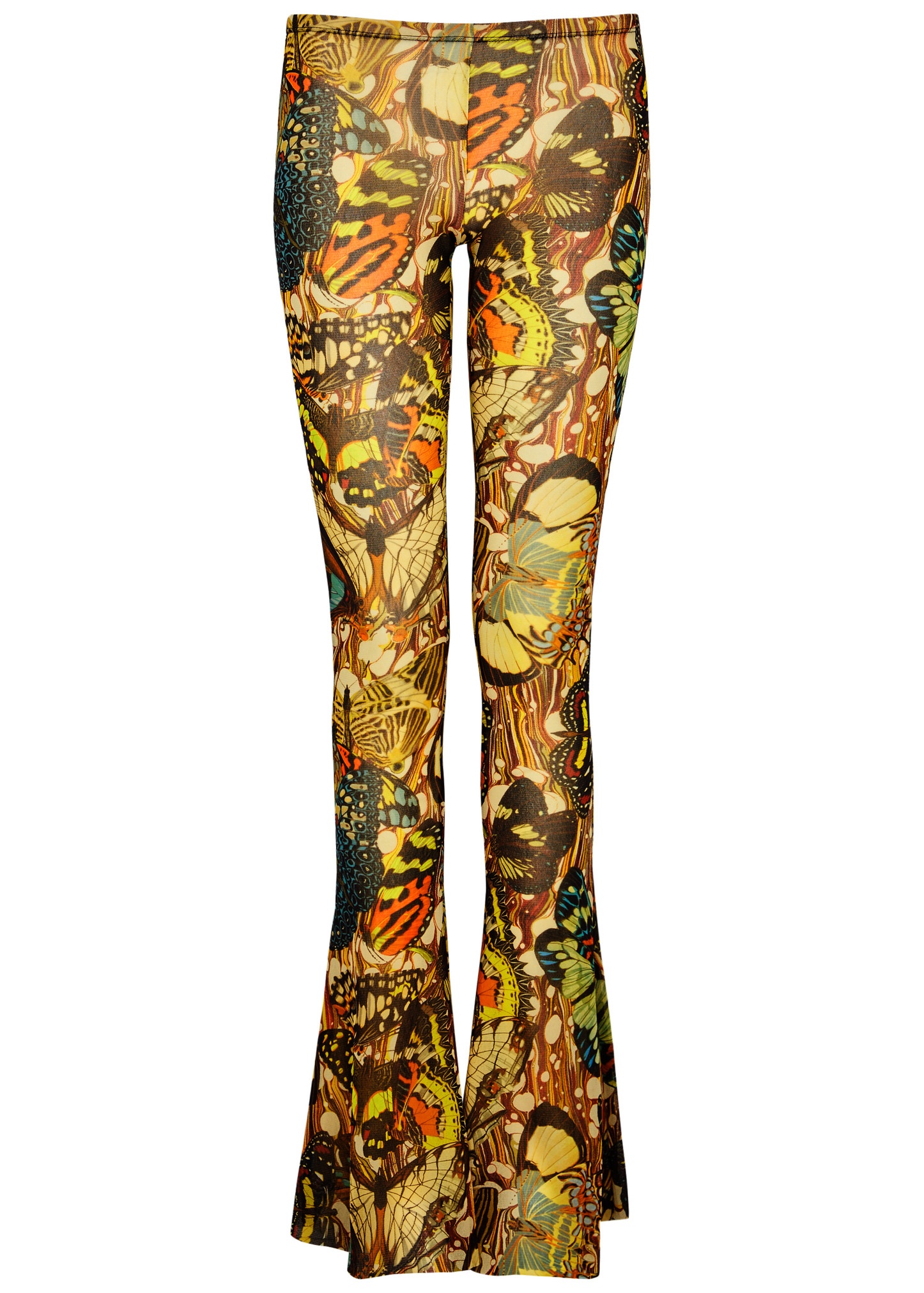 Papillon printed tulle trousers - 1